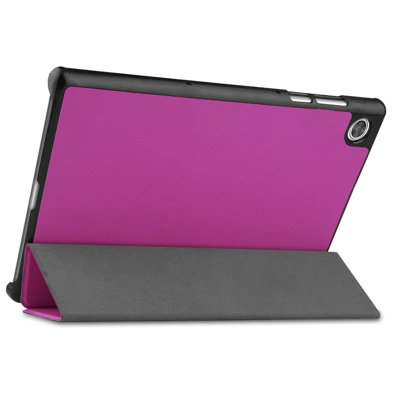 Lenovo Tab M10 HD (2nd Gen) TB-X306F Tri-Fold PU Case [Purple]
