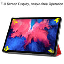 Lenovo Tab P11 Plus J616 Tri-Fold PU Case [Red]