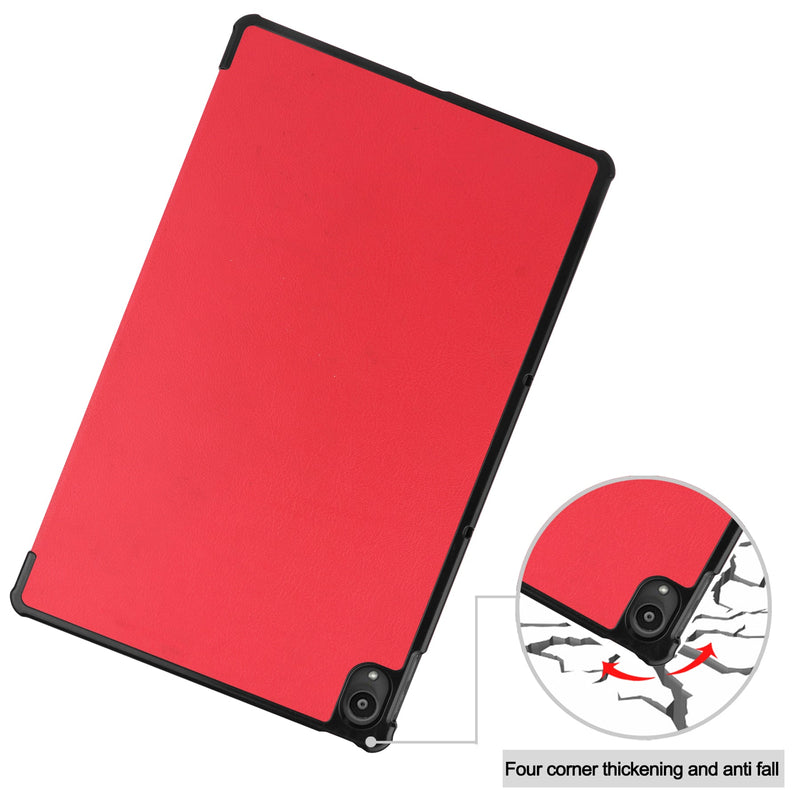 Lenovo Tab P11 J606F Tri-Fold PU Case [Red]