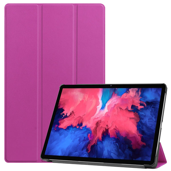 Lenovo Tab P11 J606F Tri-Fold PU Case [Purple]