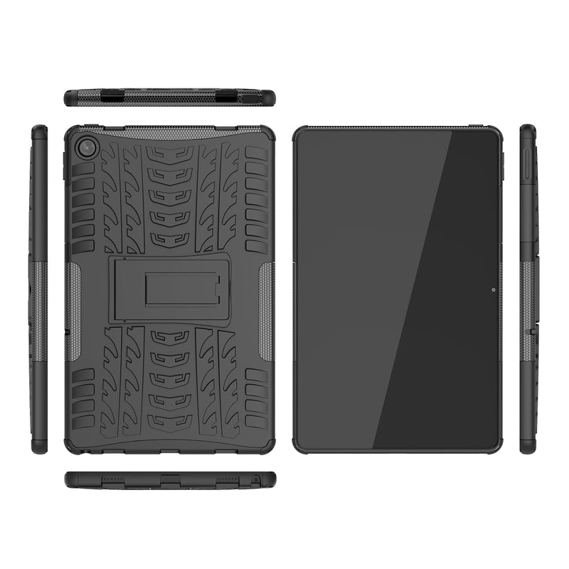 Lenovo Tab M10 Plus (3rd Gen) TB125 Heavy Duty Rugged Case [Black]