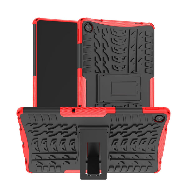 Lenovo Tab M10 Plus (3rd Gen) TB125 Heavy Duty Rugged Case [Red]