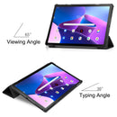 Lenovo Tab M10 Plus (3rd Gen) TB125 Tri-Fold PU Case [Black]