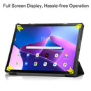 Lenovo Tab M10 Plus (3rd Gen) TB125 Tri-Fold PU Case [Black]
