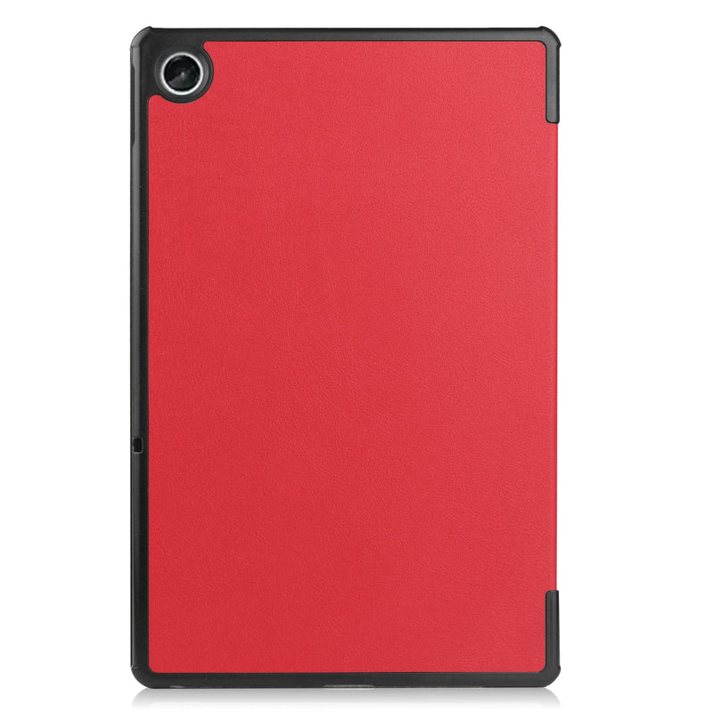 Lenovo Tab M10 Plus (3rd Gen) TB125 Tri-Fold PU Case [Red]