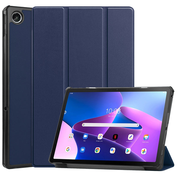 Lenovo Tab M10 Plus (3rd Gen) TB125 Tri-Fold PU Case [Navy]