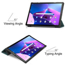 Lenovo Tab M10 Plus (3rd Gen) TB125 Tri-Fold PU Case [Teal]