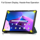 Lenovo Tab M10 Plus (3rd Gen) TB125 Tri-Fold PU Case [Teal]