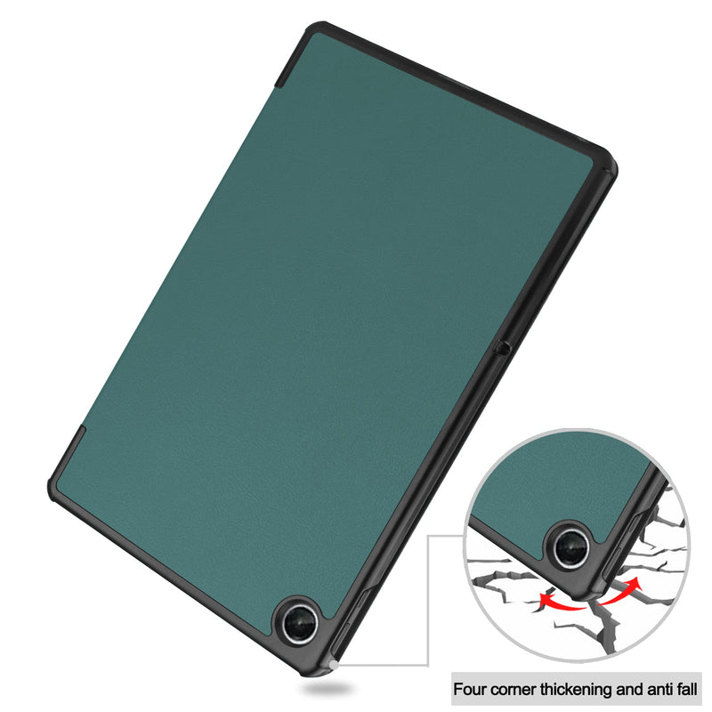 Lenovo Tab M10 Plus (3rd Gen) TB125 Tri-Fold PU Case [Teal]