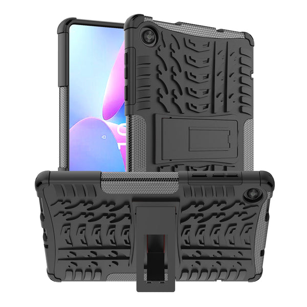 Lenovo Tab M8 (4th Gen) TB300 Heavy Duty Rugged Case [Black]