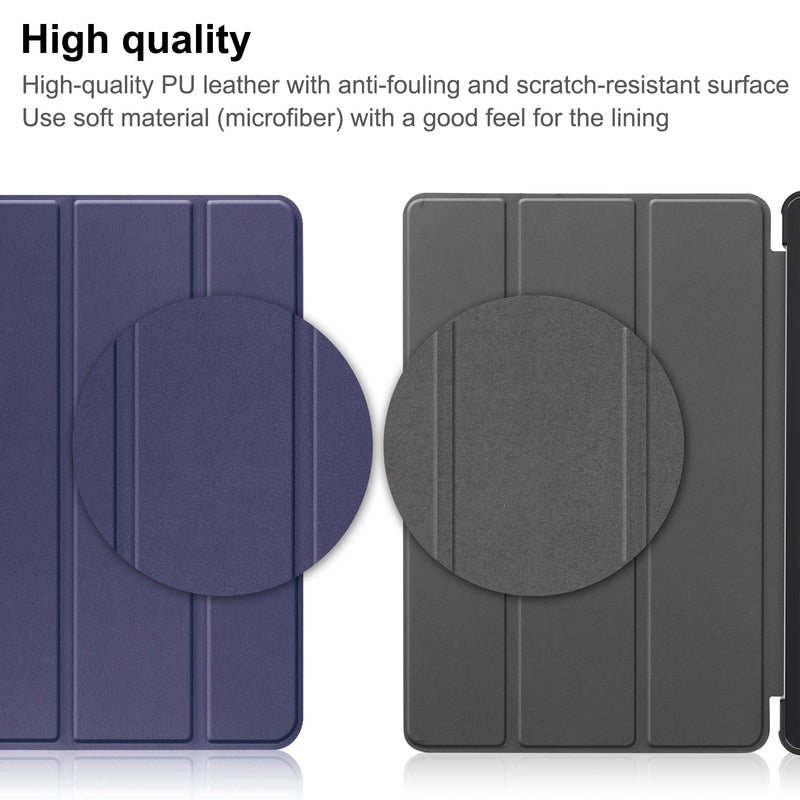 Lenovo Tab M8 (4th Gen) TB300 Tri-Fold PU Case [Navy]