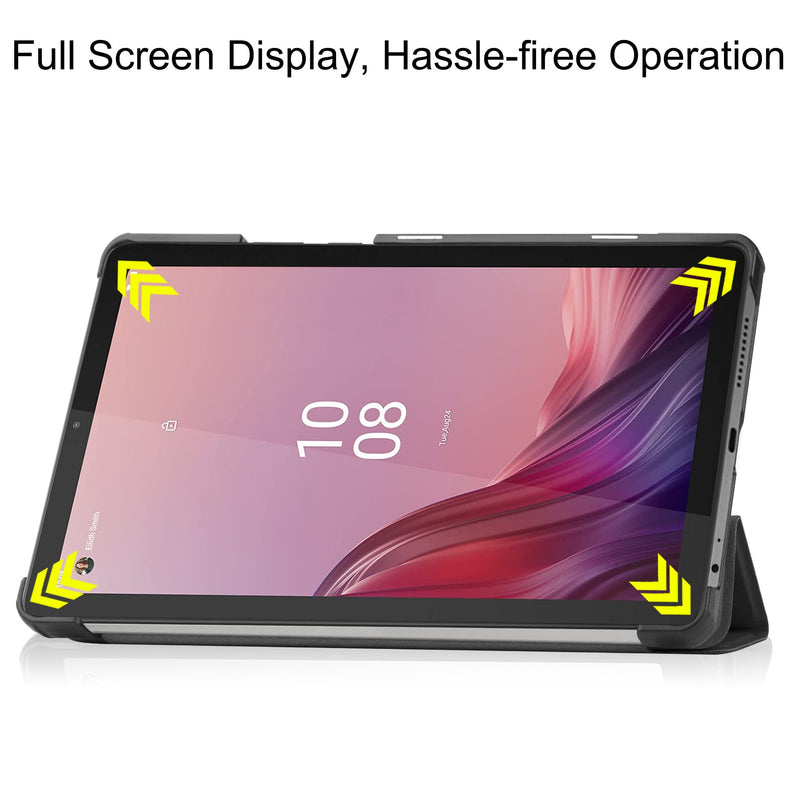 Lenovo Tab M9 TB310 Tri-Fold PU Case [Black]