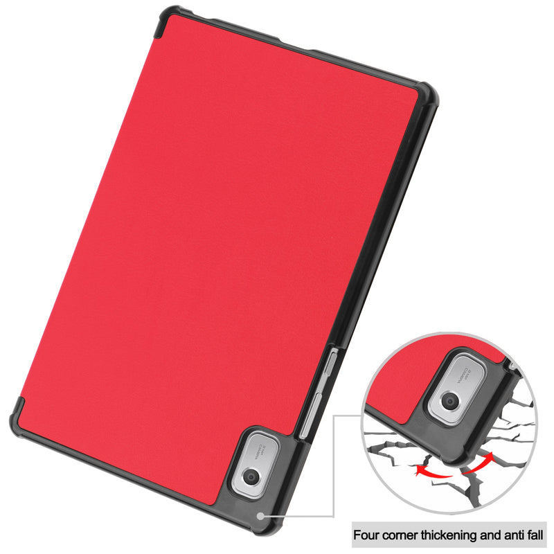 Lenovo Tab M9 TB310 Tri-Fold PU Case [Red]