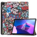 Lenovo Tab M10 (3rd Gen) TB328 Designer Tri-Fold Case (Graffiti)