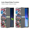 Lenovo Tab M10 (3rd Gen) TB328 Designer Tri-Fold Case (Graffiti)