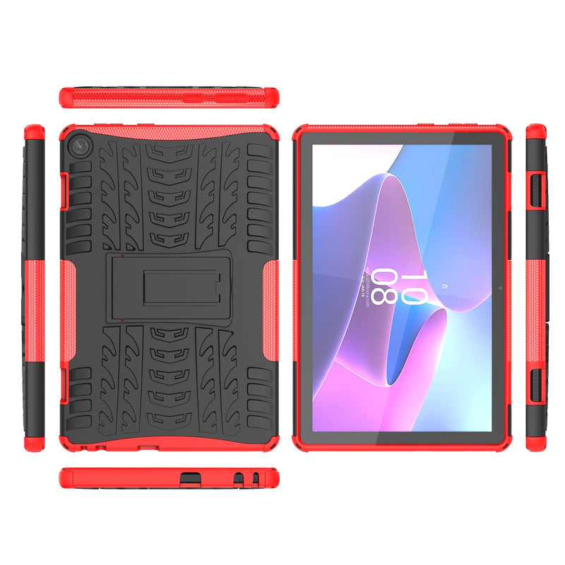 Lenovo Tab M10 (3rd Gen) TB328 Heavy Duty Rugged Case [Red]