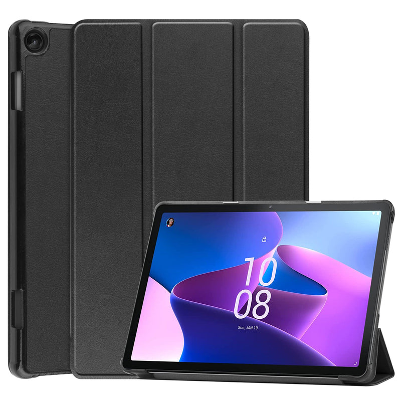 Lenovo Tab M10 (3rd Gen) TB328 Tri-Fold PU Case [Black]