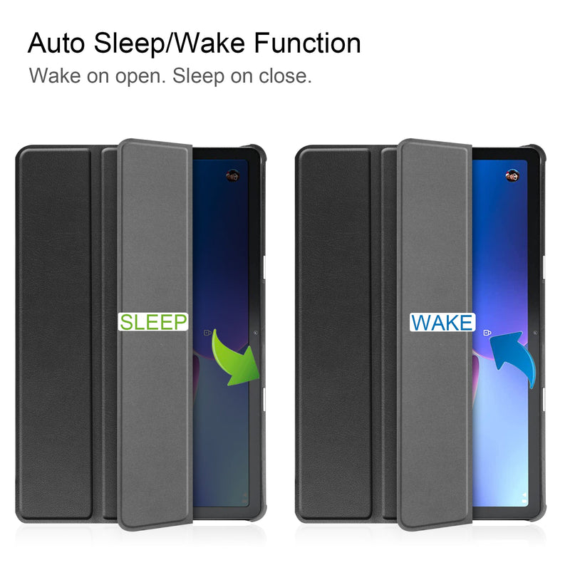 Lenovo Tab M10 (3rd Gen) TB328 Tri-Fold PU Case [Black]