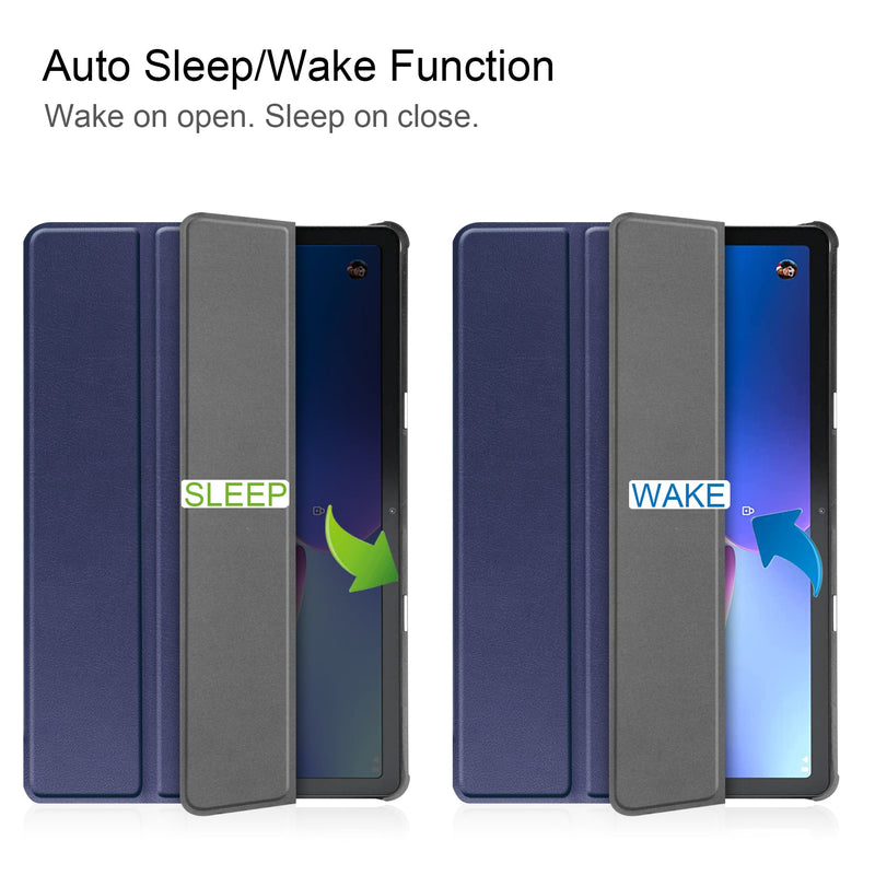 Lenovo Tab M10 (3rd Gen) TB328 Tri-Fold PU Case [Navy]