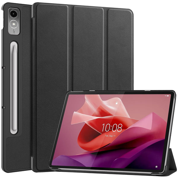 Lenovo Tab P12 TB370 Tri-Fold PU Case [Black]