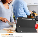 Lenovo Tab P12 TB370 Tri-Fold PU Case [Black]