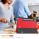 Lenovo Tab P12 TB370 Tri-Fold PU Case [Red]