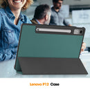 Lenovo Tab P12 TB370 Tri-Fold PU Case [Teal]