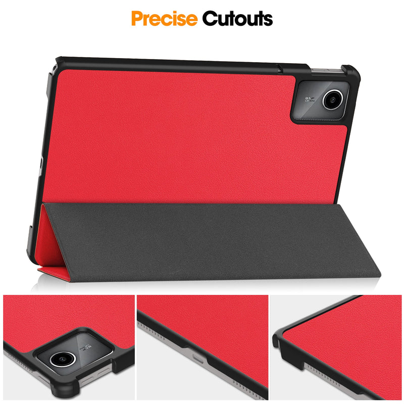 Lenovo Tab M11 TB330 Tri-Fold PU Case [Red]