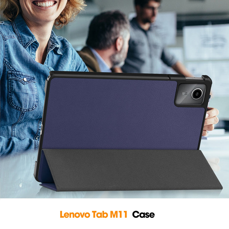 Lenovo Tab M11 TB330 Tri-Fold PU Case [Navy]