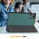 Lenovo Tab M11 TB330 Tri-Fold PU Case [Teal]