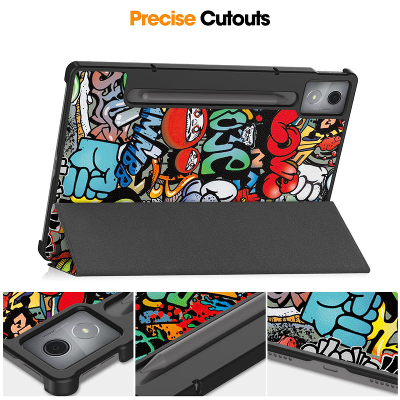 Lenovo Idea Tab Pro 12.7" Designer Tri Fold Case [Graffiti]