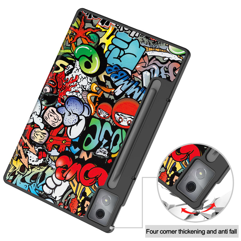 Lenovo Idea Tab Pro 12.7" Designer Tri Fold Case [Graffiti]