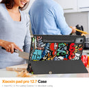 Lenovo Idea Tab Pro 12.7" Designer Tri Fold Case [Graffiti]