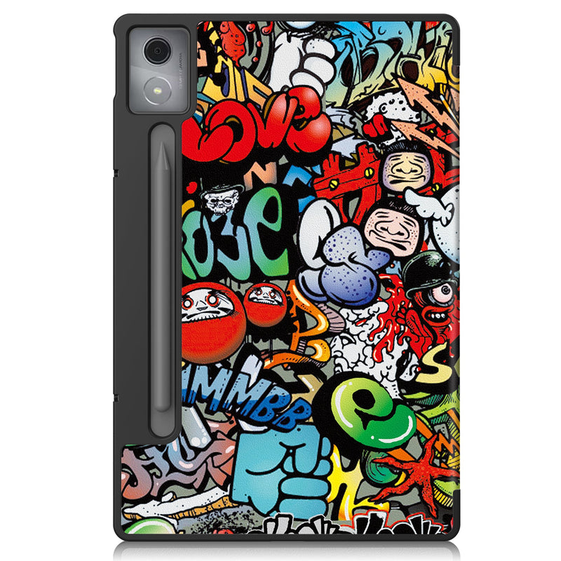 Lenovo Idea Tab Pro 12.7" Designer Tri Fold Case [Graffiti]