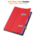 Lenovo Idea Tab Pro 12.7" Tri Fold PU Leather Case [Red]