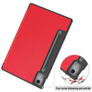Lenovo Idea Tab Pro 12.7" Tri Fold PU Leather Case [Red]