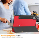Lenovo Idea Tab Pro 12.7" Tri Fold PU Leather Case [Red]