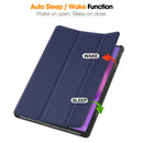 Lenovo Idea Tab Pro 12.7" Tri Fold PU Leather Case [Navy]
