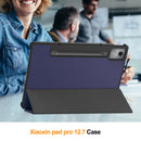 Lenovo Idea Tab Pro 12.7" Tri Fold PU Leather Case [Navy]