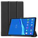 Lenovo Tab M10 FHD Plus TB-X606F Tri-Fold PU Case [Black]