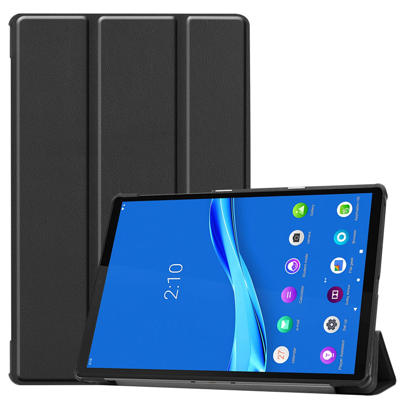 Lenovo Tab M10 FHD Plus TB-X606F Tri-Fold PU Case [Black]