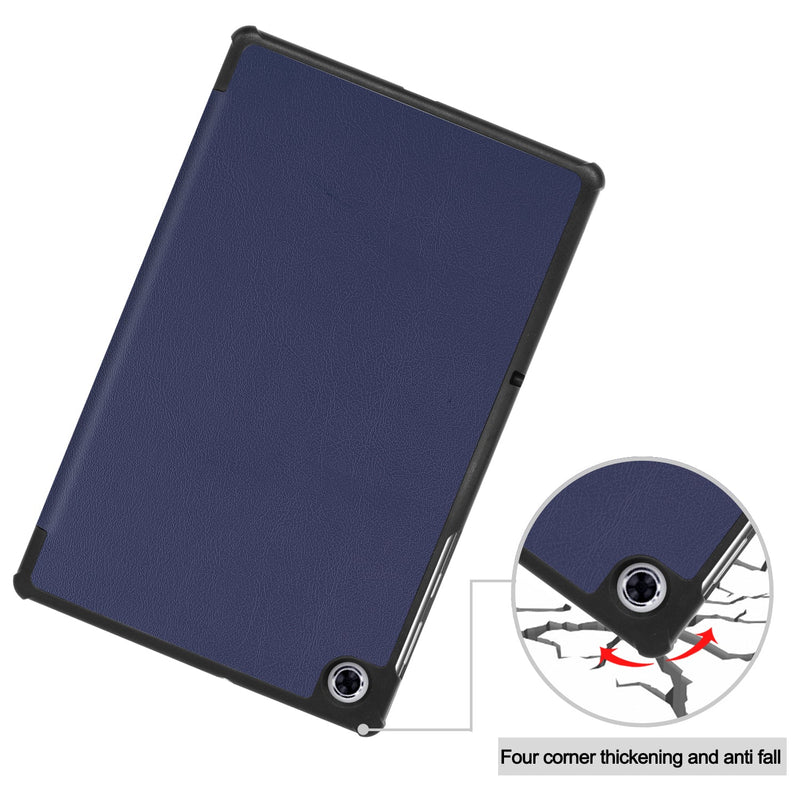 Lenovo Tab M10 FHD Plus TB-X606F Tri-Fold PU Case [Navy]