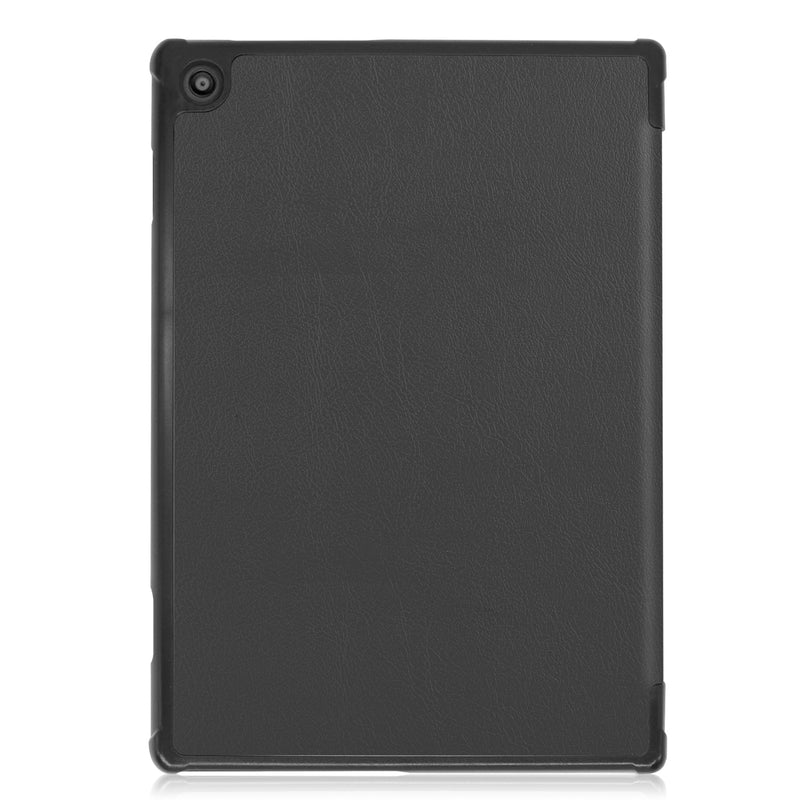 Lenovo Tab M10 FHD Rel TB-X605LC Tri-Fold PU Case [Black]