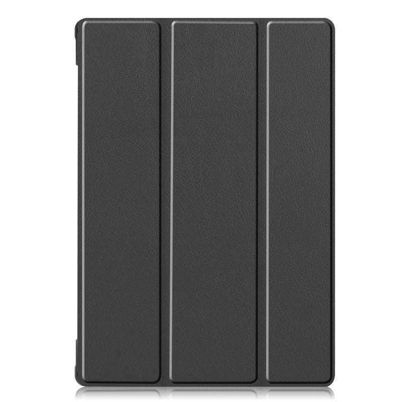 Lenovo Tab M10 FHD Rel TB-X605LC Tri-Fold PU Case [Black]