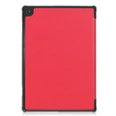 Lenovo Tab M10 FHD Rel TB-X605LC Tri-Fold PU Case [Red]