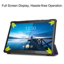 Lenovo Tab M10 FHD Rel TB-X605LC Tri-Fold PU Case [Navy]