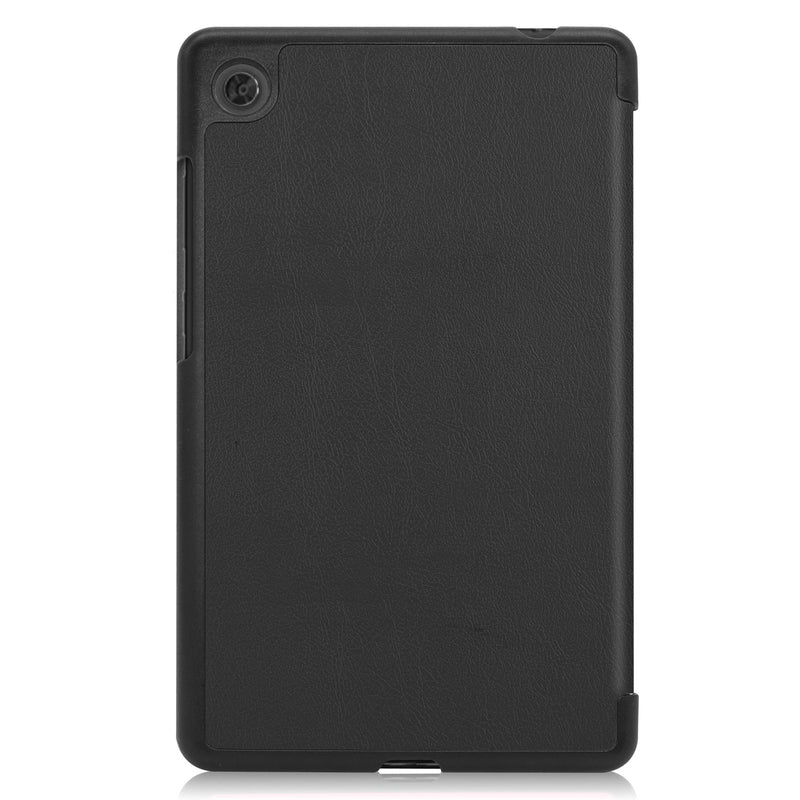 Lenovo Tab M7 (3rd Gen) TB-7306F Tri-Fold PU Case [Black]