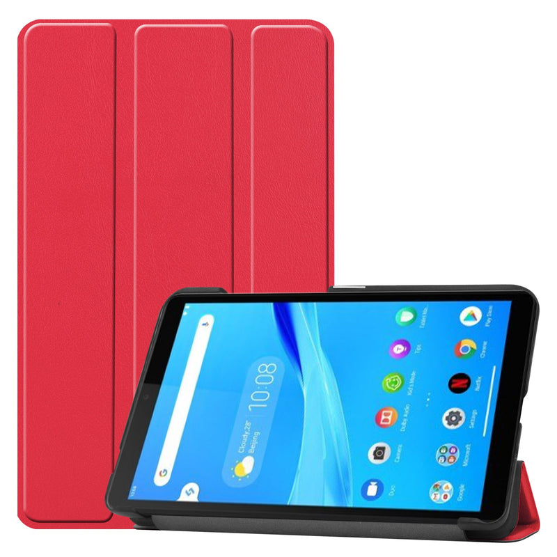 Lenovo Tab M7 (3rd Gen) TB-7306F Tri-Fold PU Case [Red]