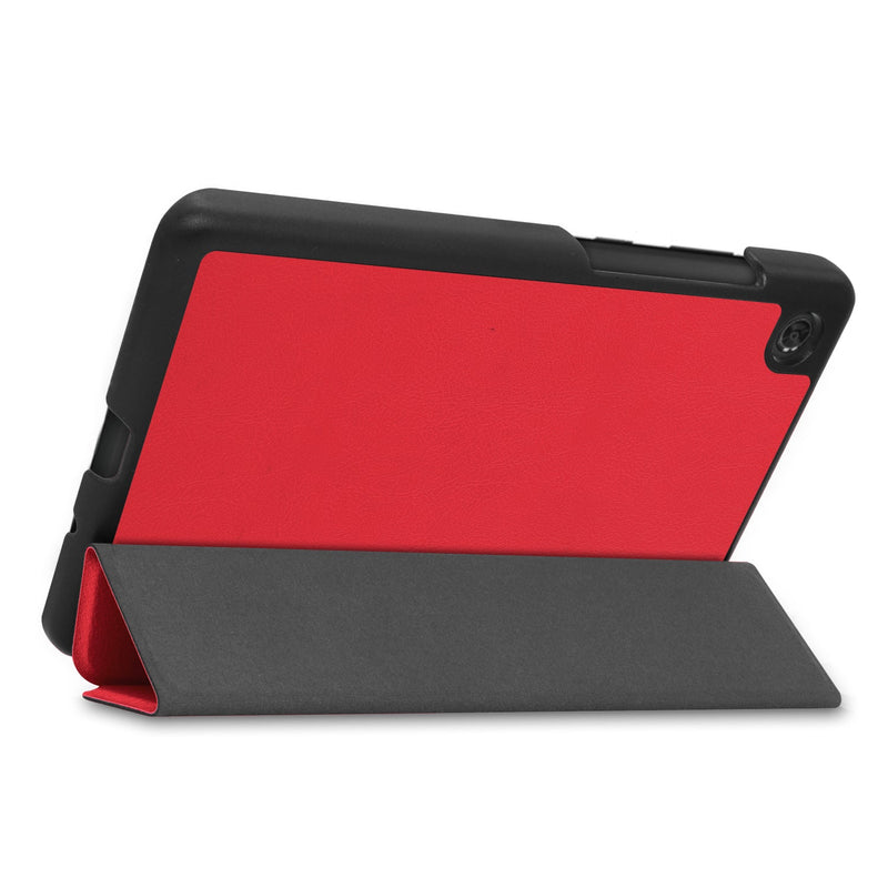 Lenovo Tab M7 (3rd Gen) TB-7306F Tri-Fold PU Case [Red]