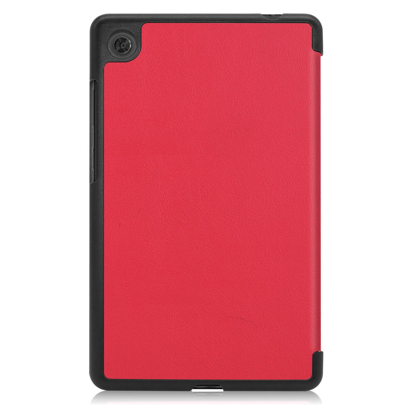 Lenovo Tab M7 (3rd Gen) TB-7306F Tri-Fold PU Case [Red]